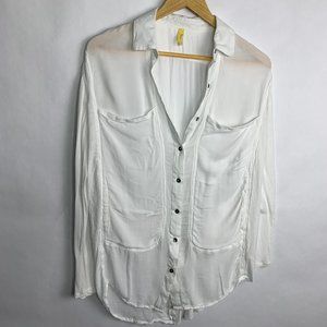 Free People Blouse Button Down Size XS